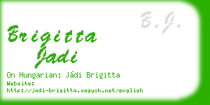 brigitta jadi business card
